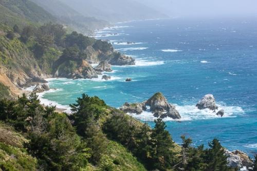 Beach;Big Sur;Blue;Blues;Bluff;Boulder;Boulders;California;Calm;Coast;Coastline;Cool Colors;Cool Palette;Cool Tones;Fog;Forest;Forested;Healing;Health care;Healthcare;Mountain;Mountain Side;Mountainous;Nature;Ocean;Pastoral;Rock;Rock formations;Rocks;Rocky;Sea;Sea Stacks;Seascape;Stone;Stones;Timber;Timberland;Water;Waterscape;Waves;Wood;Woodland;Woods;Yellow;beach;beaches;blue;cliff;coast;coastline;color;foggy;green;haze;landscape;leaves;mist;misty;oneness;peaceful;restful;sea;serene;shore;shoreline;soothing;tranquil;trees;zen